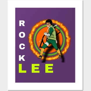 Hidden Leaf Warrior:  Rock Inner Gate Lee Posters and Art